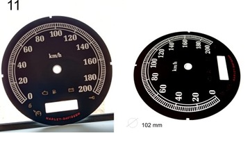 ЗАМЕНА ЧАСОВ HARLEY DAVIDSON MPH = KM/H