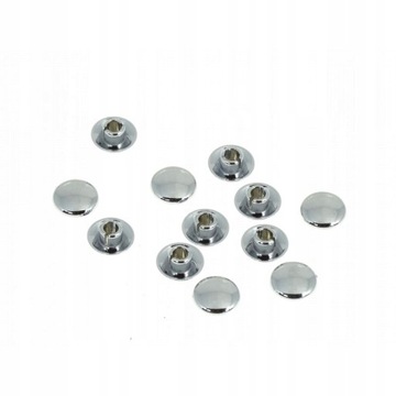 Zaślepka Maskownica śruby 12 sztuk Chrom M6