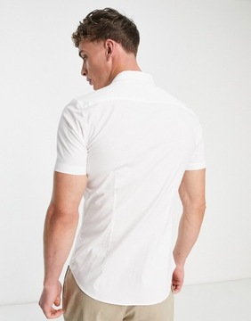 New look Biała podkreślająca sylwetkę koszula XS