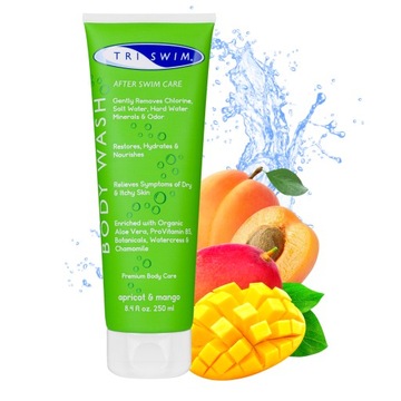 TRISWIM żel do ciała neutralizujący chlor 250ml morela mango