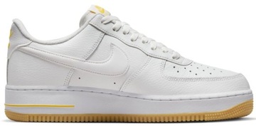 NIKE AIR FORCE 1 '07 r. 37,5 sneakersy damskie białe skórzane buty sportowe