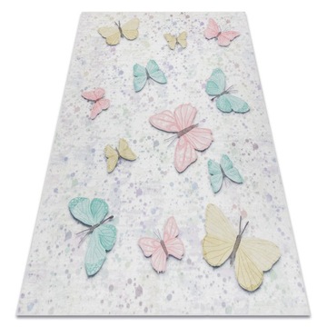 DYWAN DO PRANIA DLA DZIECI 80x150 cm MOTYLE #I036