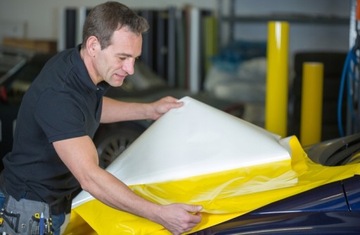 ПЛЕНКА АВТОКОЛЕСА ЖЕЛТАЯ МАТОВАЯ 50см 152х50см