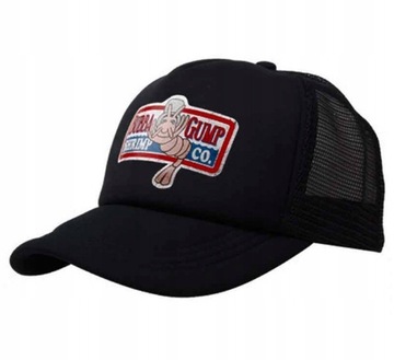 czapka forest gump bubba trakerka - Black