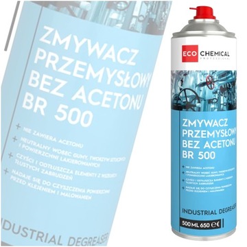 ZMYWACZ PRZEMYSŁOWY ODTŁUSZCZACZ ECOCHEMICAL BR500 NIE ZAWIERA ACETONU