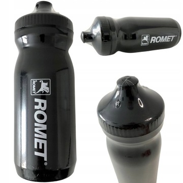 BIDON ROWEROWY 600ml Romet Czarny Sportowy Butelka Rowerowa