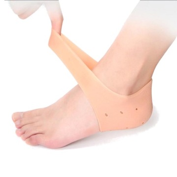 OSŁONY NA SPĘKANE PIĘTY SKARPETKI WKŁADKI ŻELOWE