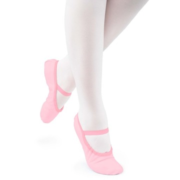 DAMSKIE BALETKI DO TAŃCA BUTY BALETOWE RÓŻOWE 39