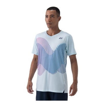 ФУТБОЛКА YONEX С КРУГЛЫМ ВЫРЕЗОМ 10562 МУЖСКАЯ КРИСТАЛЛ СИНИЙ L