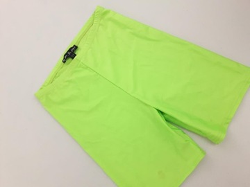 TOPSHOP elastyczne LEGGINSY na lato NEONOWE wysoki stan _ 38