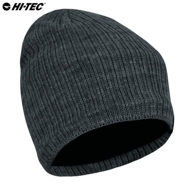 ШАПКА ЗИМНЯЯ МУЖСКАЯ HI-TEC RAMIR ТЕПЛАЯ ПОДКЛАДКА ФЛИСОВАЯ НА ЗИМУ СЕРАЯ
