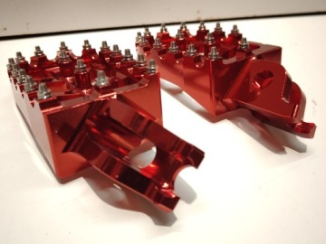 Красные подножки для мотоциклов для Honda CR125 CR250 CRF150R CRF250R