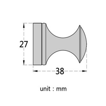 4 комплекта крючков для одежды Retro Black Bronze