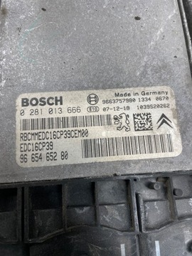 CITROEN C-CROSSER 2009 JEDNOTKA / ŘÍZENÍ ECU I KOMPLET KLÍČ