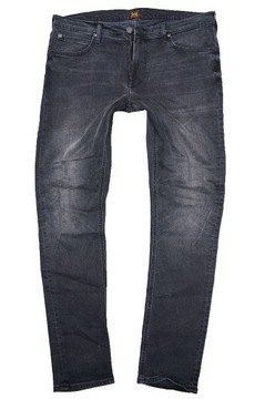 LEE LUKE SLIM JEANSY spodnie męskie granatowe PREMIUM 34/34 pas 90