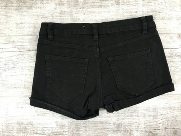 CUBUS___JEANS szorty spodenki CZARNE___34 XS