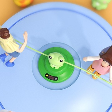 Электрическая скакалка с регулируемой скоростью лягушки.