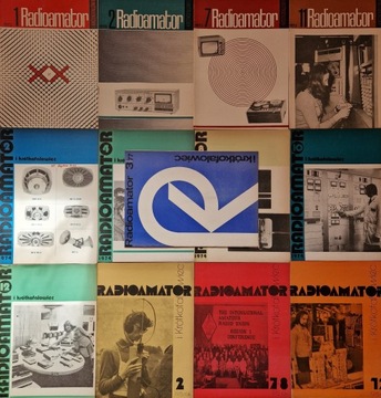 RADIOAMATOR - 13 NUMERÓW 1972-1977