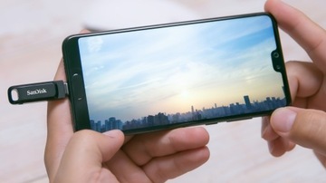 Флеш-накопитель SANDISK Dual Drive Go USB-C 256 ГБ, 150 МБ/с