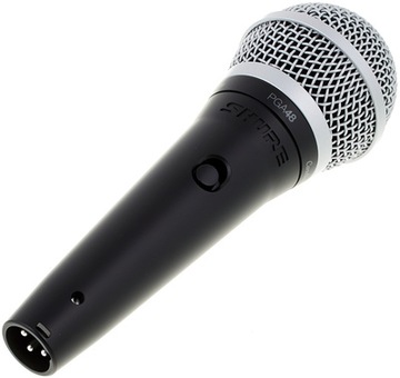 Shure PGA48XLR mikrofon dynamiczny wokalowy