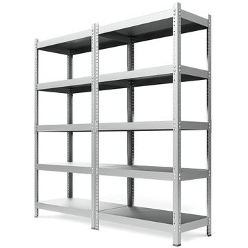 Regał metalowy Hard Metal 220x100x50 cm - 6 półek