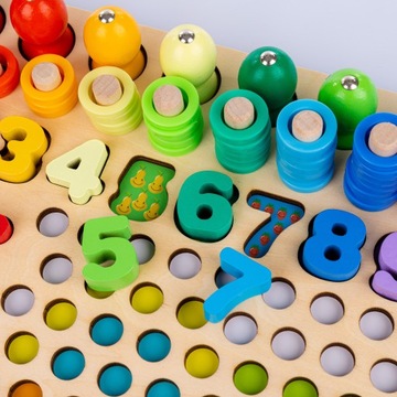 ДЕРЕВЯННЫЕ ПАЗЛЫ ШАРИКИ БУСЫ ПАЗЛ МОЗАИКА