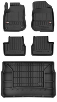 Set 3D gumové rohože Peugeot 208 1 Hb 2012-2019 zs