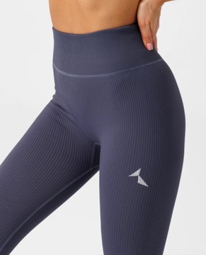 LEGGINSY BEZSZWOWE FITNESS CARPATREE NIEBIESKIE- S