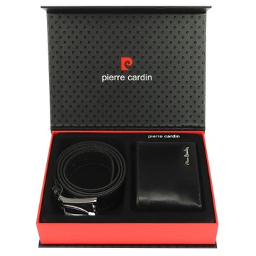 PIERRE CARDIN ZESTAW PREZENT. MĘSKI PORTFEL+PASEK