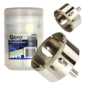 Wiertło koronowe diamentowe MOCNE DO GRESU 60 mm