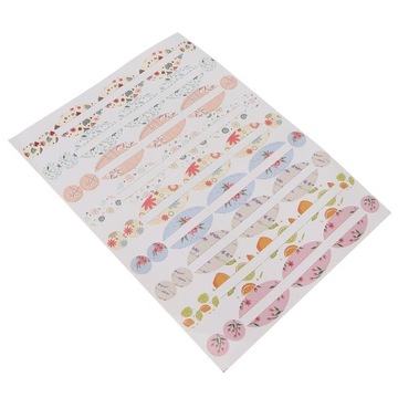 Портативные этикетки для бутылок с маслом на 4 листа