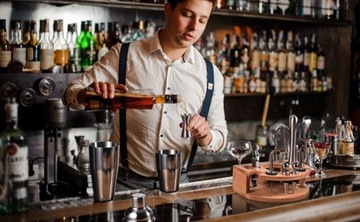 БАРМЕННЫЙ НАБОР ДЛЯ НАПИТКОВ ПРОФЕССИОНАЛЬНЫЙ ШЕЙКЕР 750 мл ПОДАРОК ​​23 ЭЛЕМЕНТА!