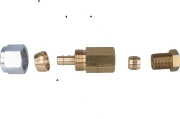 ZŁĄCZKA PRZEWODU FARO 8MM Z RURKĄ MIEDZIANĄ 8MM