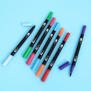 МАРКЕРЫ, АКРИЛОВЫЕ РУЧКИ, НАПРАВЛЯЮЩИЕ ДЛЯ РАСКРАСКИ ОДЕЖДЫ, 0,4ММ, 100ШТ.