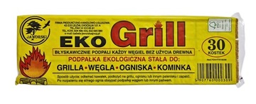 Podpałka ekologiczna do kominka, pieca