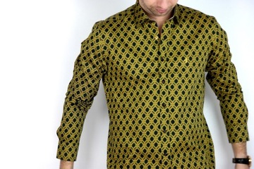 DANIEL BESSI Рубашка мужская fb635 гламур М 39/40