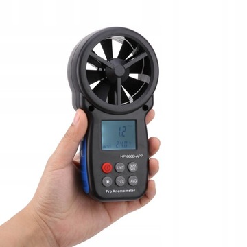 Profesjonalny cyfrowy anemometr USB LCD ręczny