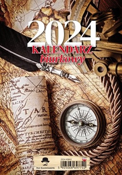 Вертикальный настольный календарь на неделю 2024 KBA5