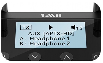 Приемник Bluetooth-передатчик с ЖК-дисплеем, радиус действия 50 м B03Plus для нескольких устройств