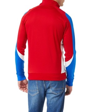 Bluza męska LACOSTE czerwona rozpinana XL