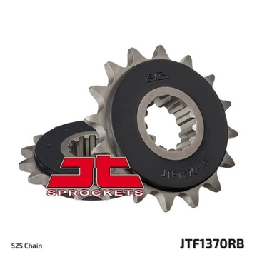 JT ZĘBATKA PRZEDNIA 2068 16 Z GUMĄ HONDA CBR600F, CBR600RR,CRF1000L,CBR1000