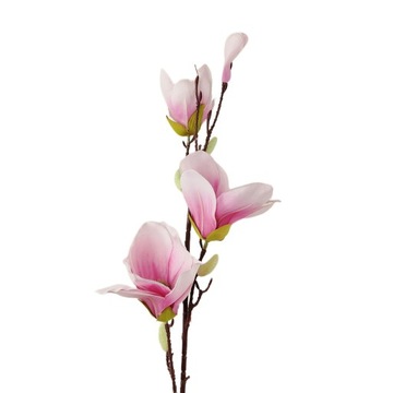 Magnolia pojedyncza kremowo różowa sztuczny kwiat
