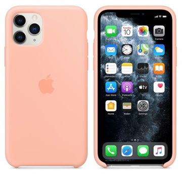 Etui silikonowe iPhone 11 PRO MAX (Grapefruit)