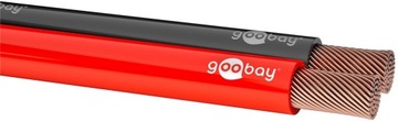 Kabel głośnikowy HiFi audio Czerwony-czarny 2x0,75 mm CCA 10 m