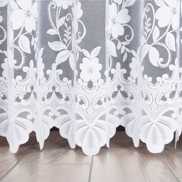 ЖАККАРДОВАЯ ШТОРА ПО МЕТРАМ С ЦВЕТАМИ, ВЫСОТА 250 СМ