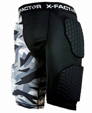 ЗАЩИТА БЕДЕР И КОПИКА ЗАЩИТНЫЕ ШОРТЫ X-FACTOR QBI - XL