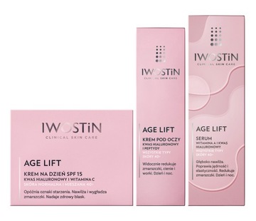 Iwostin Age Lift Krem na dzień skóra mieszana + serum + krem pod oczy