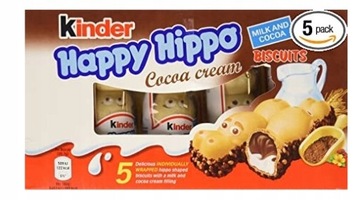 Wafelki kakaowe Kinder Happy Hippo 103g