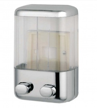 Dozownik do mydła w płynie chrom 2x500ml Formes