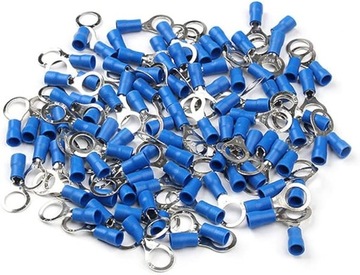 KONEKTOR OCZKOWY M8 IZOLOWANY 1,5-2,5 mm2 100 szt